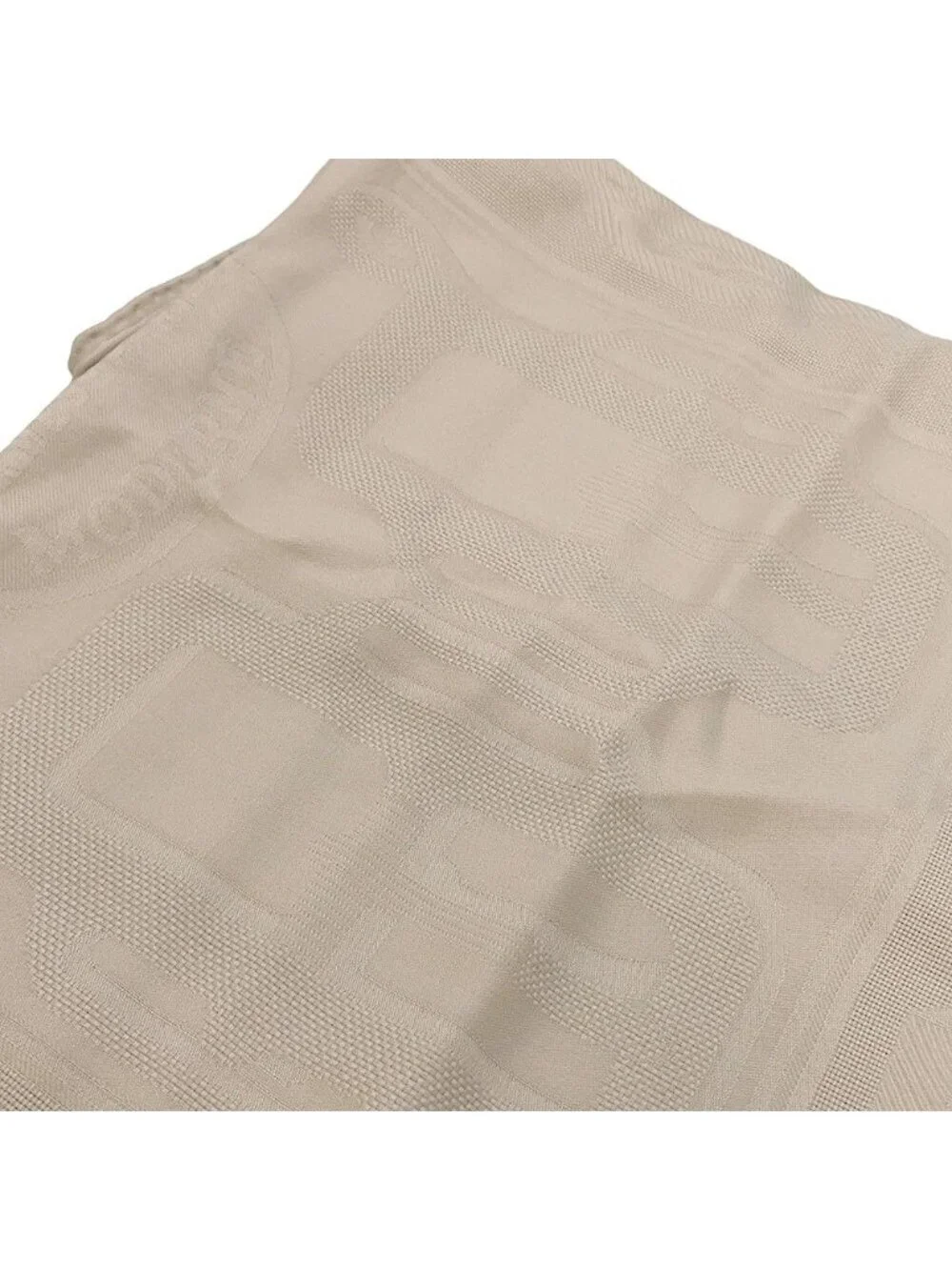 ★SOLD★ Hermes Shawl Carre 115 Modern Buckle Bouclerie Moderne Cashmere Silk Cles - Picture 4 of 7